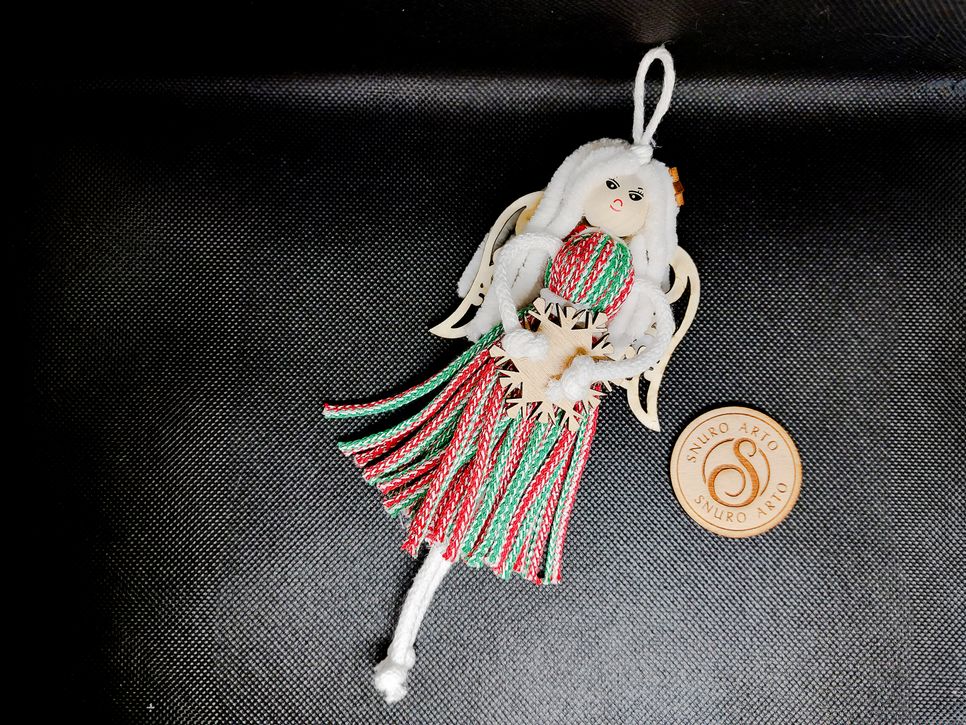 Makramé andělka Sandra